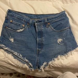 Levi 501 denim shorts